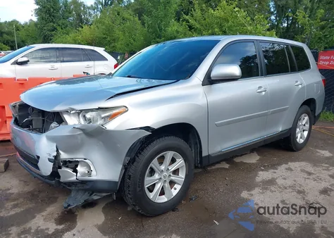 2012 Toyota Highlander Base V6 из США, поврежденный, VIN 5TDZK3EH1CS071789